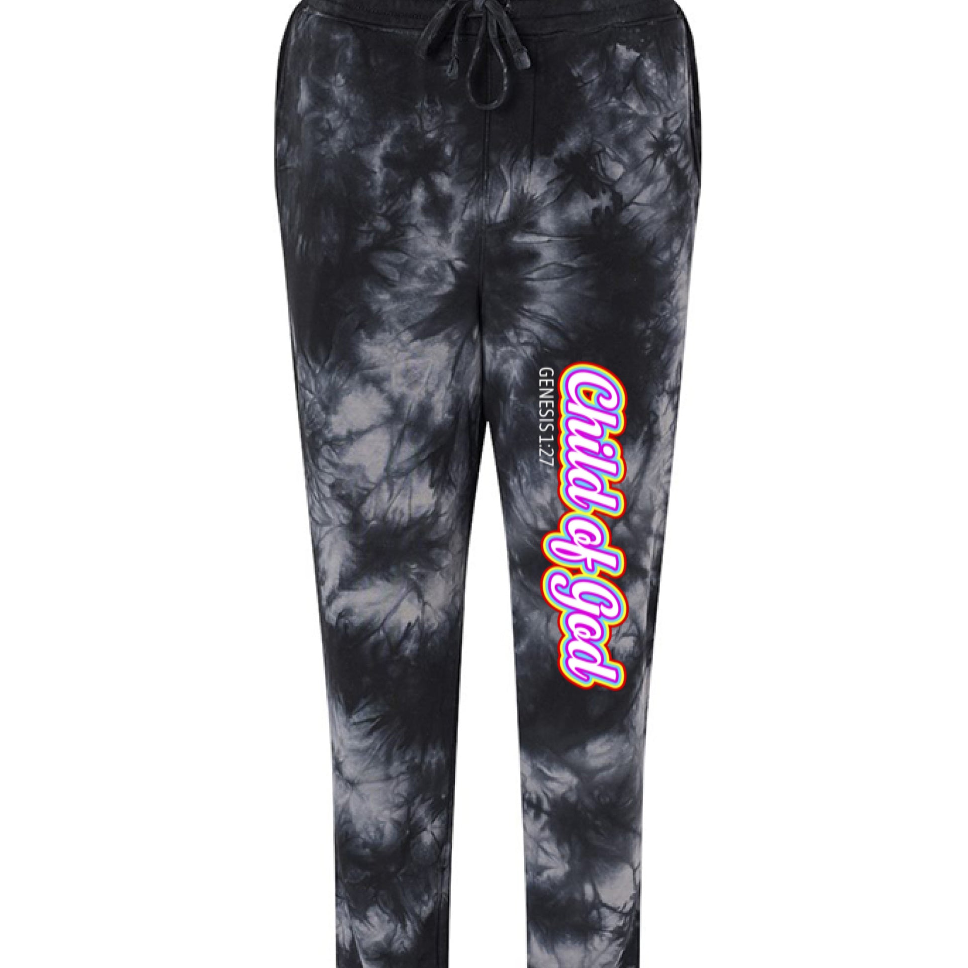 Tie Dye Black - FRONT