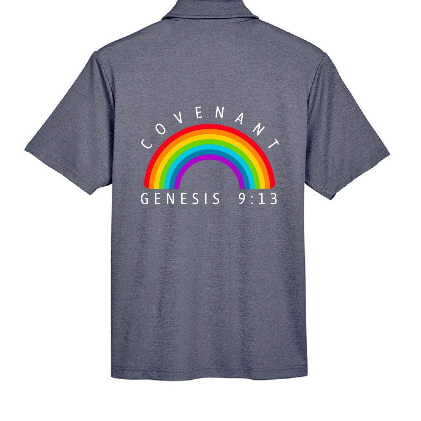 NAVY HEATHER - BACK