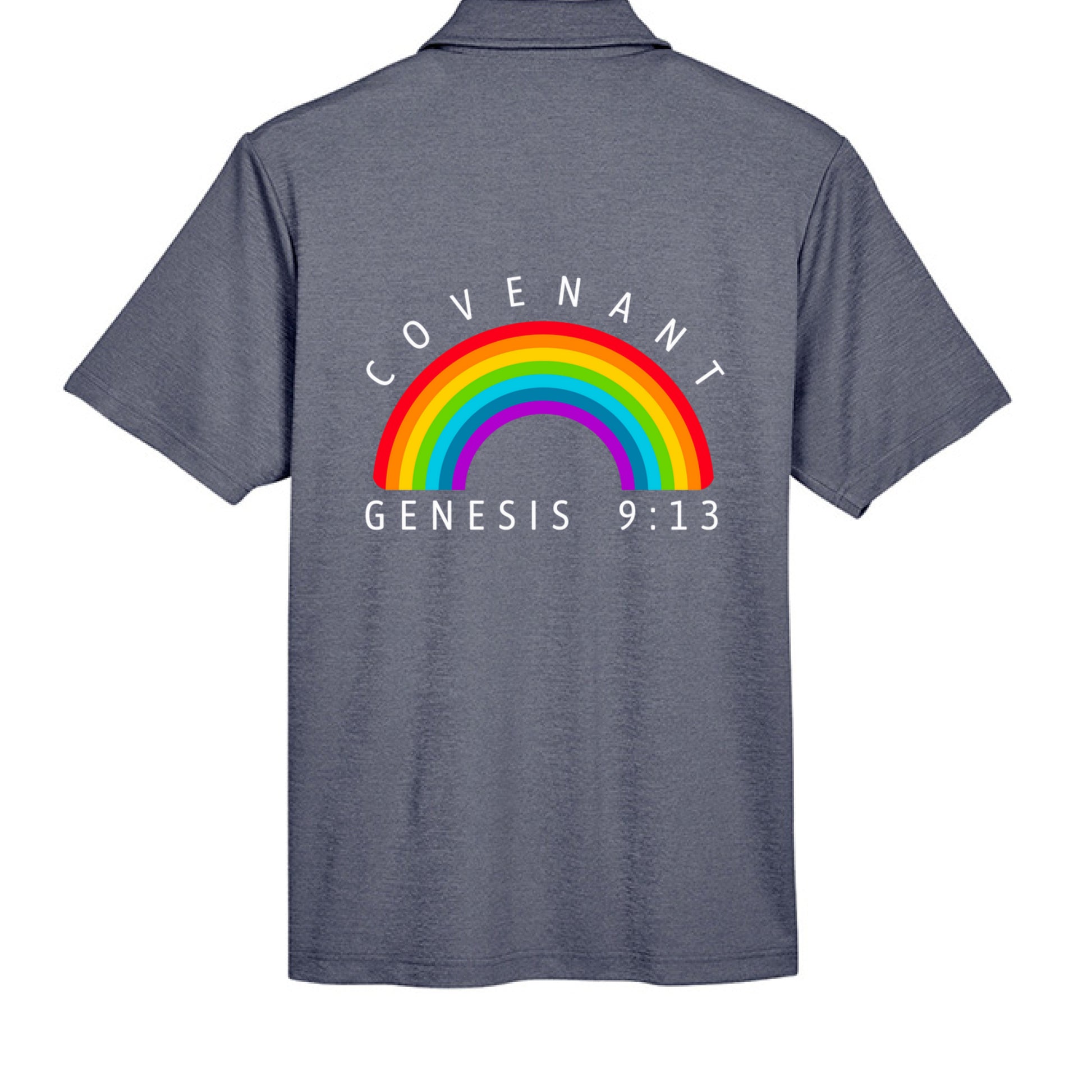 NAVY HEATHER - BACK