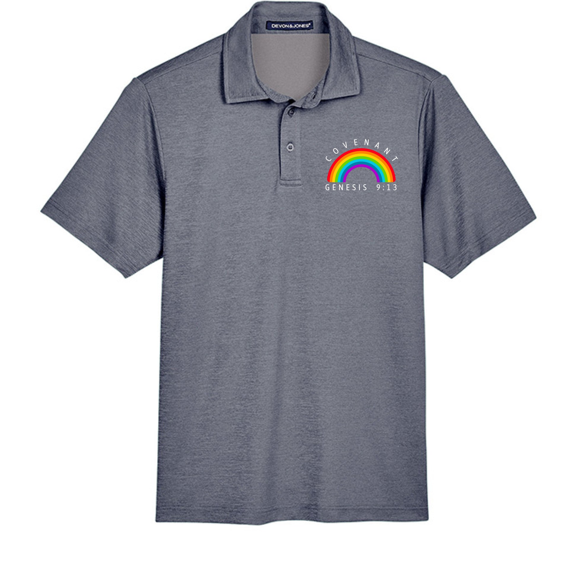 NAVY HEATHER - FRONT