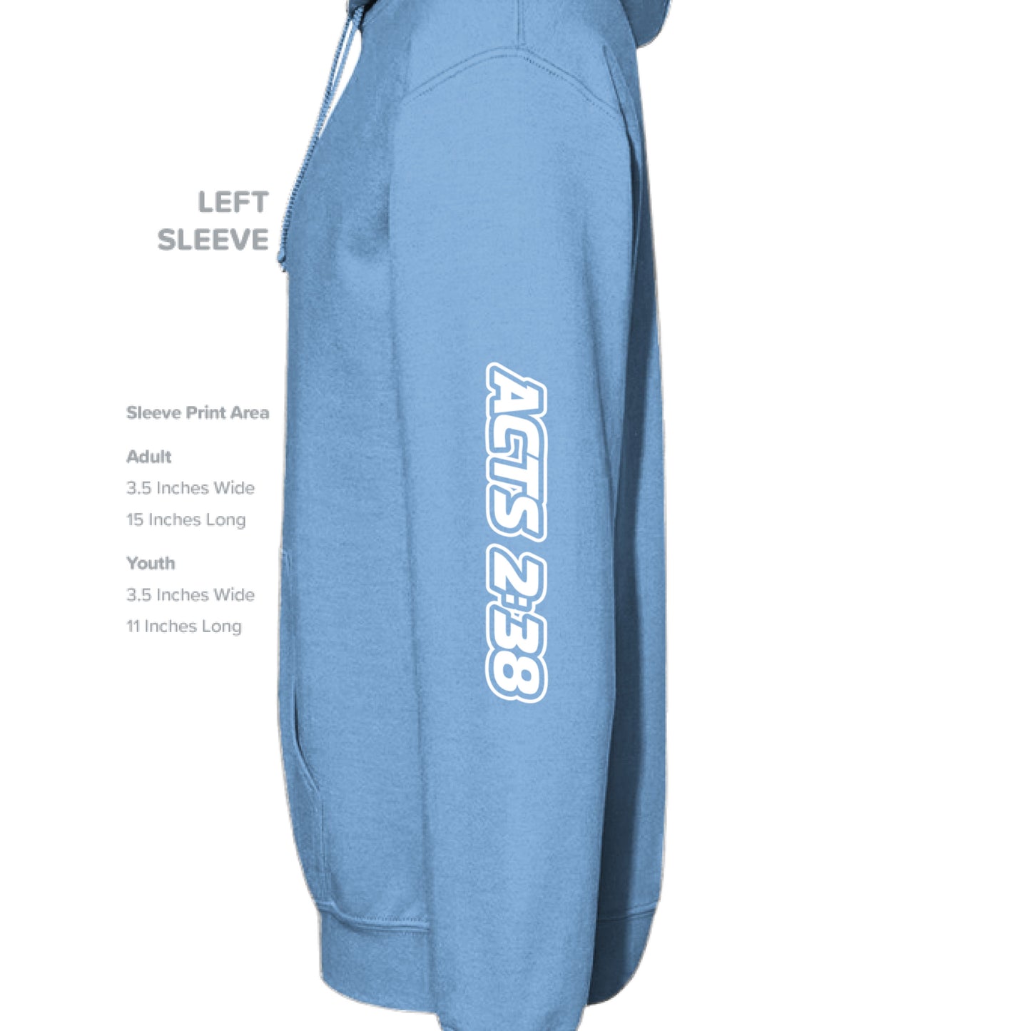 CAROLINA BLUE - SLEEVE_LEFT