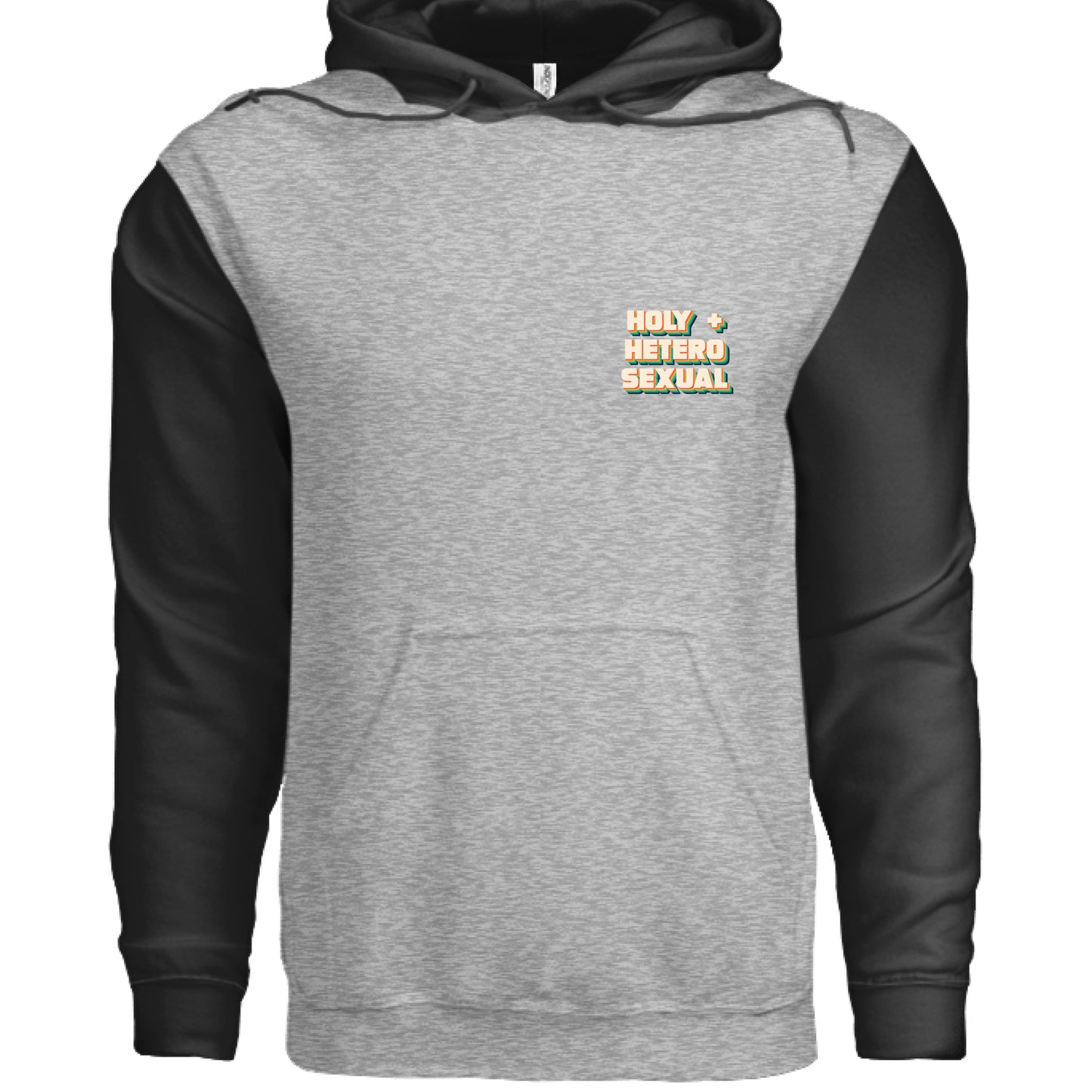 Grey Heather/ Black - FRONT