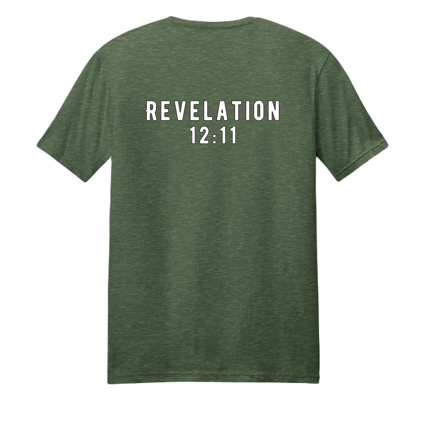 Forest Green Heather - PC455 - BACK