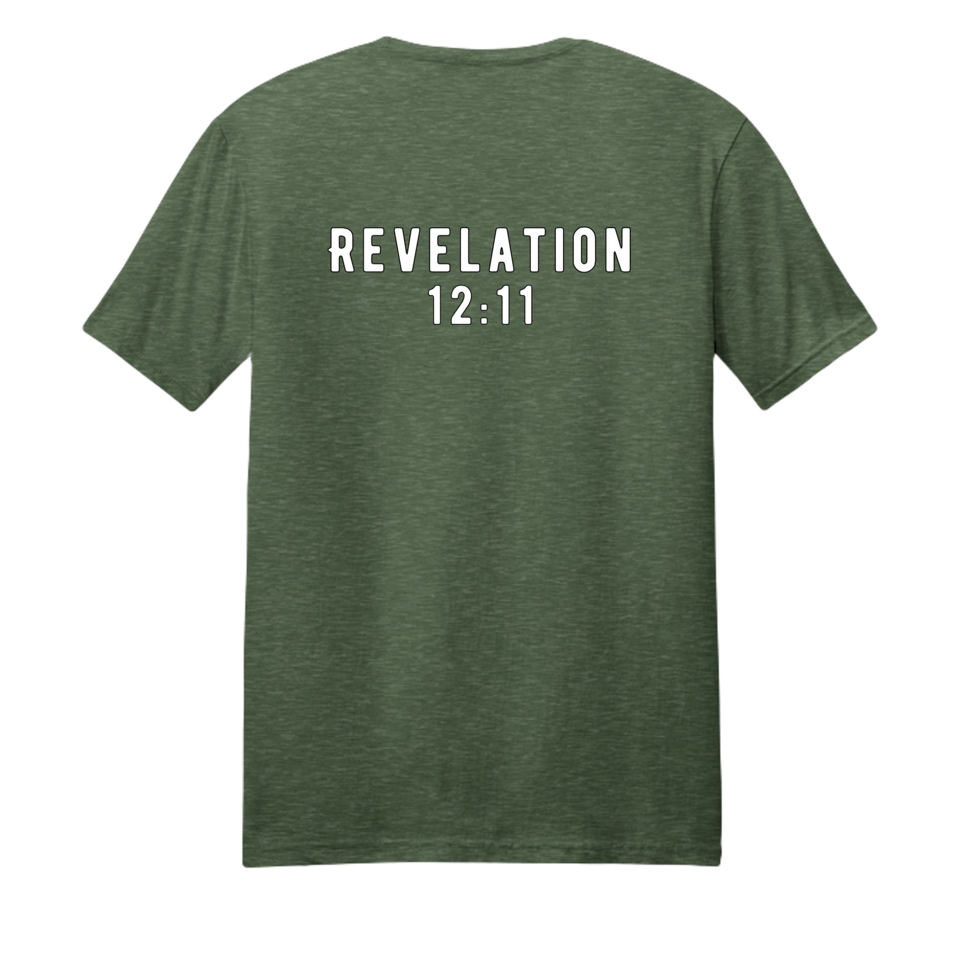 Forest Green Heather - PC455 - BACK