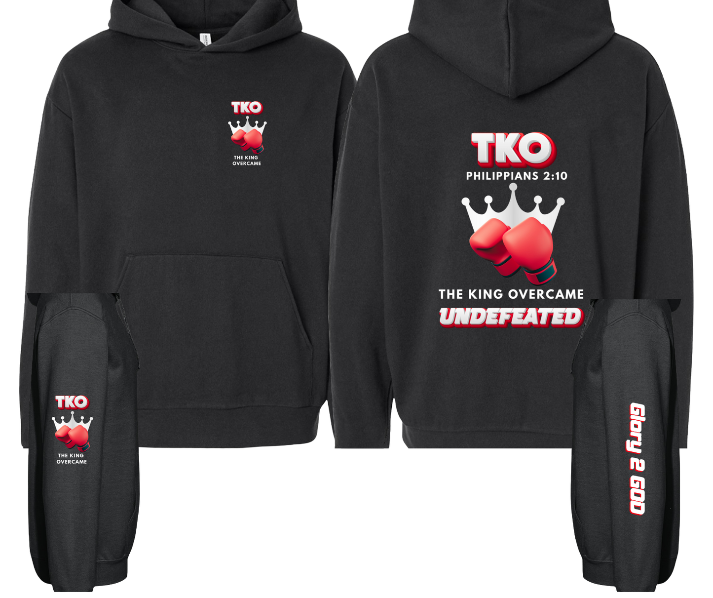 Undefeated Hoodie | Christian Streetwear