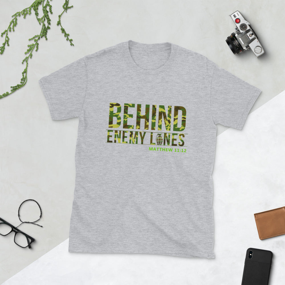 Behind Enemy Lines Camo Short-Sleeve Unisex T-Shirt