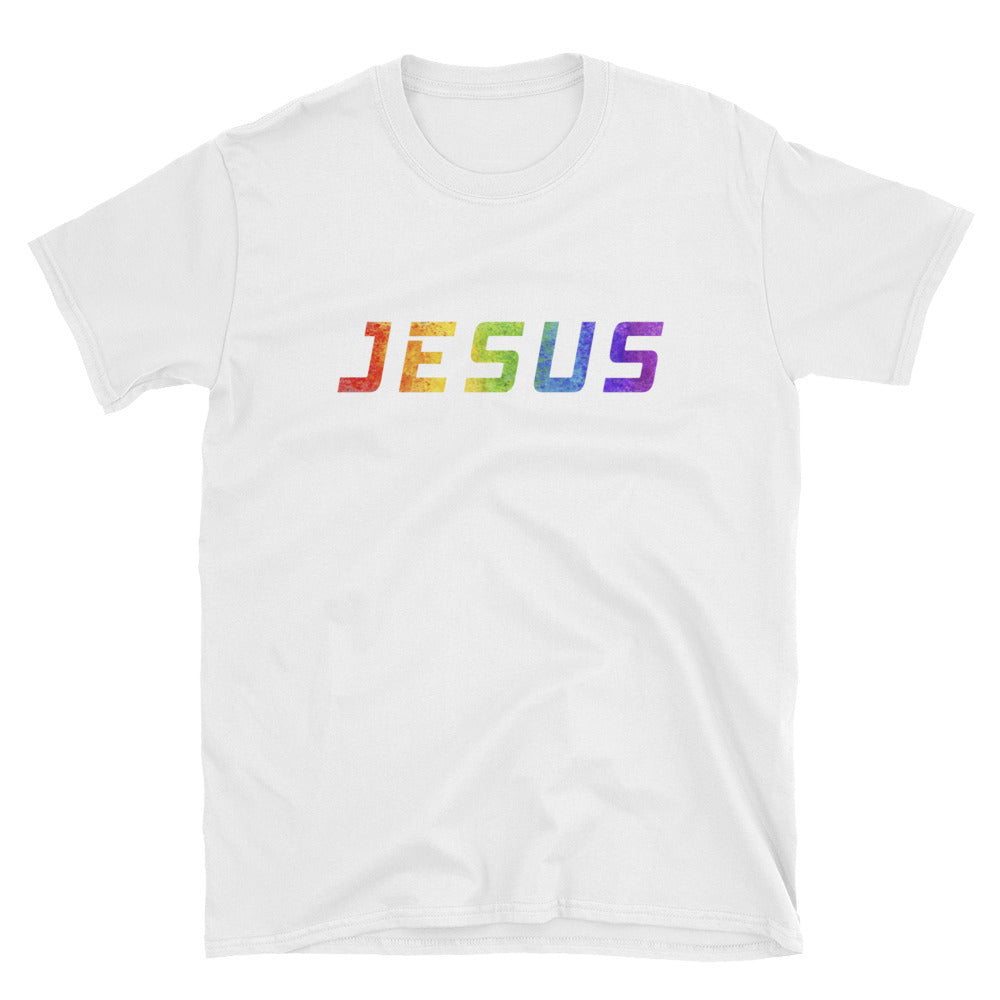 Jesus New Rainbow Short-Sleeve Unisex T-Shirt