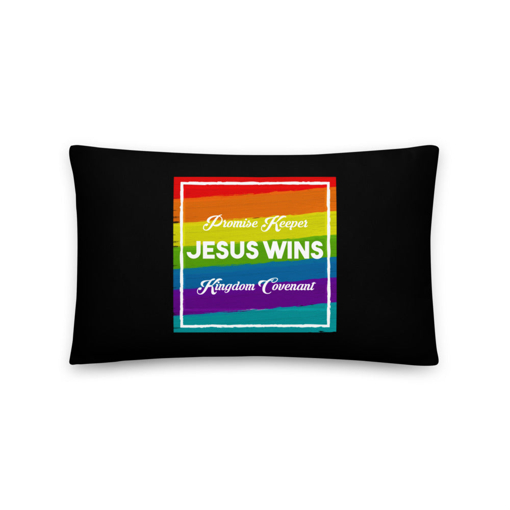 Jesus Wins Prayer Pillow