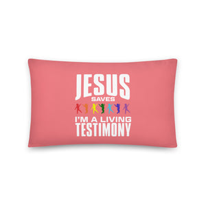 Born Again Testimony Prayer Pillow