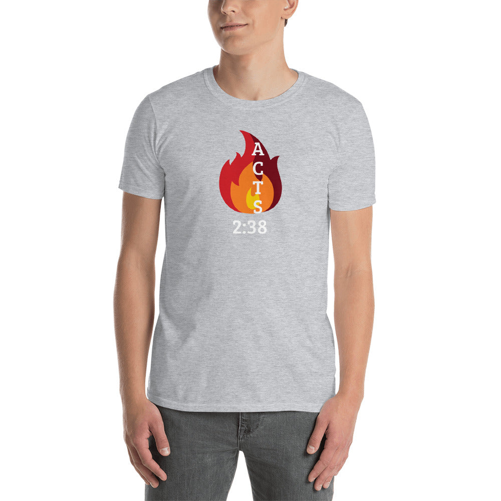Acts 2:38 Short-Sleeve Unisex T-Shirt