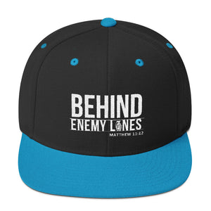 Behind Enemy Lines- Wht Embroidery, Assorted Colors Snapback Hat